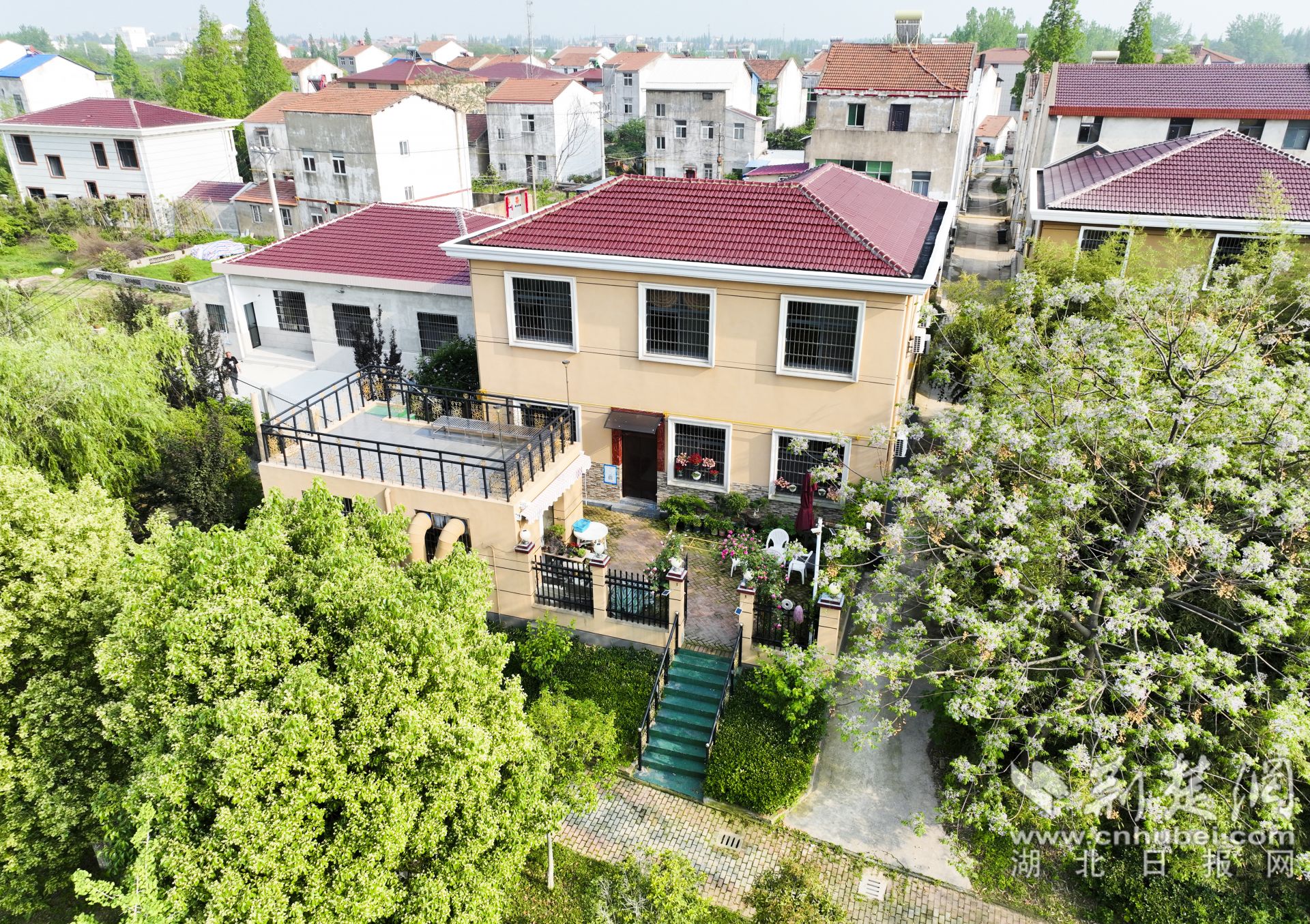 西王村村民王偉因地制宜，把房前屋后改造成別致小院，還開起了農(nóng)家樂。1.jpg.jpg